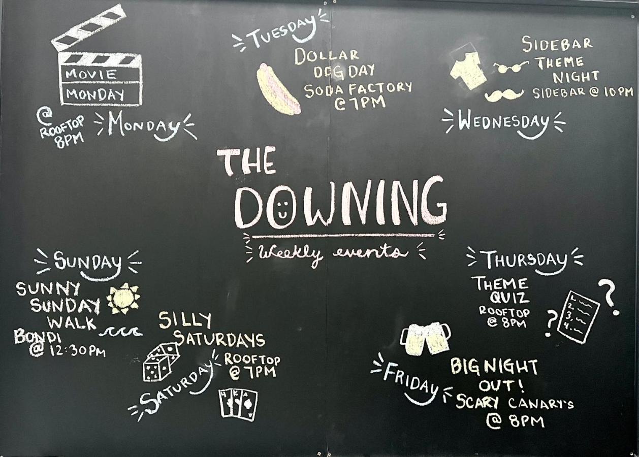 The Downing Hostel Sydney Buitenkant foto